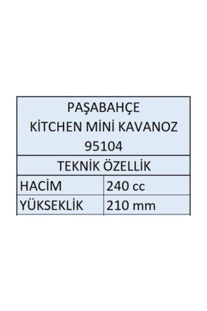 Jar Kitchen Mini-Gewürzglas 240 cc – 6 Stück PB&95104-6LI Mini-Glas - 4