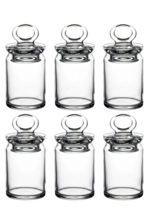 Jar Kitchen Mini-Gewürzglas 240 cc – 6 Stück PB&95104-6LI Mini-Glas - 1
