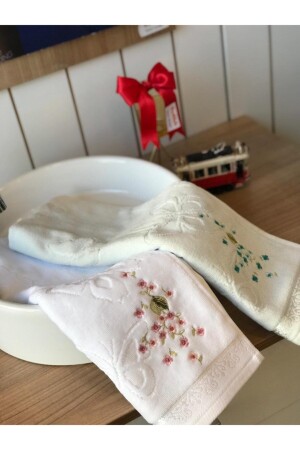 Jasmin 2'li El-yüz Havlusu 50x90-mint-beyaz 474780 - Özdilek