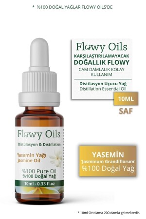 Jasminöl, 100 % natürliches ätherisches Kräuteröl, Jasminöl, 10 ml - 1