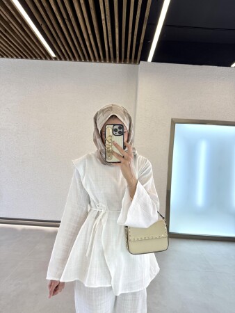 Jason Keten Takım - Beyaz - Duendeca