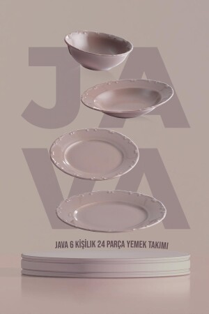 Java 6 Kişilik 24 Parça Yemek Takımı XTL-05527/2 - 4