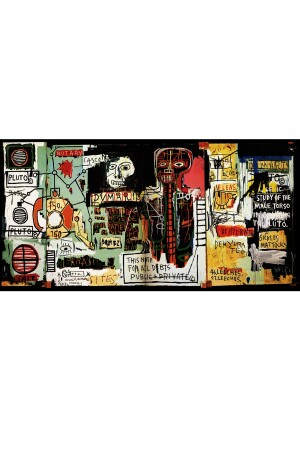 Jean-Michel Basquiat Notar Leinwanddruck BSQUITNTRY - 3