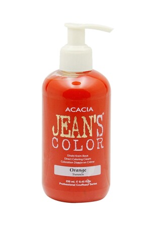Jean's Color Turuncu 250ml. Ornge Amonyaksız Balyaj Renkli Saç Boyası - Acacia