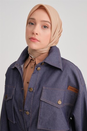 Jeanshemdjacke 24y5403 Marineblau - 6