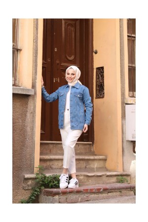 Jeansjacke – Blau - 1