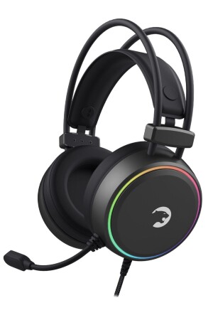 Jin Rainbow 7. 1 schwarzes Over-Ear-Headset mit Mikrofon Gamer JIN - 1