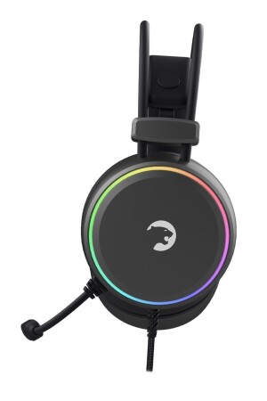 Jin Rainbow 7. 1 schwarzes Over-Ear-Headset mit Mikrofon Gamer JIN - 2