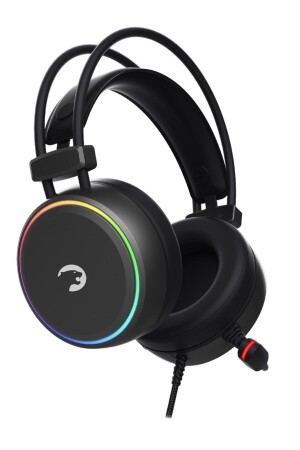 Jin Rainbow 7. 1 schwarzes Over-Ear-Headset mit Mikrofon Gamer JIN - 3