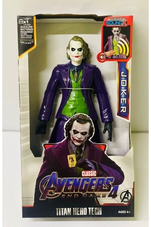 Joker Karakter Joker Aksiyon Figür Joker Sesli Işıklı Oyuncak 30 Cm jkr1 - 2