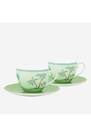 Jolie Green Porzellan-Teetassen-Set 280 ml 51004133 - 2