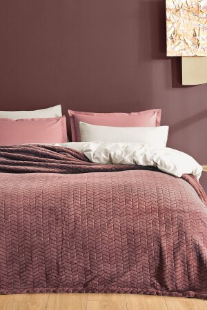 Joy Double Wellsoft Decke – Dusty Rose YTSGRPIST-1516717 - 1