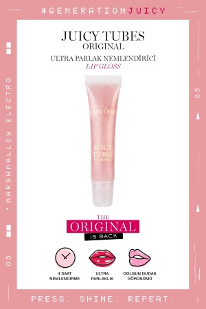 Juicy Tubes Nemlendirici Lip Gloss Dudak Parlatıcısı 05 Marshmallow Electro 3605972352323 - 1