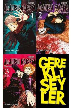 Jujutsu Kaisen 1 -2-3 manga seti - 1