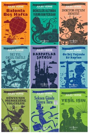 Jules Verne Çocuk Klasikleri 9 Kitap Set - 1