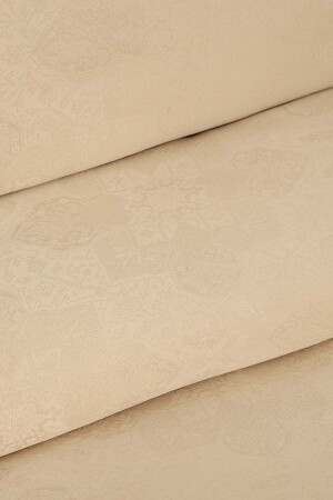 Julio Beige 100 % Baumwollsatin-Doppelbettbezug-Set 200. 20. 01. 0476 - 8