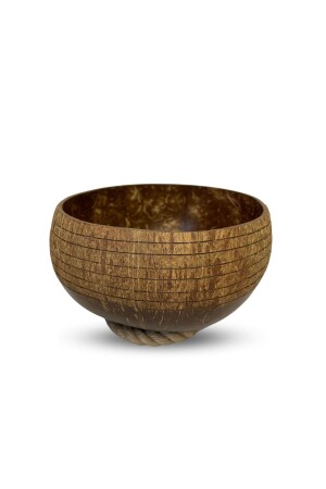 Jumbo Özel Tasarım Hindistan Cevizi Kase Ve Kase Altlığı - Coconut Bowl - Bowl Kasesi - Çerezlik JDA0001 - 2