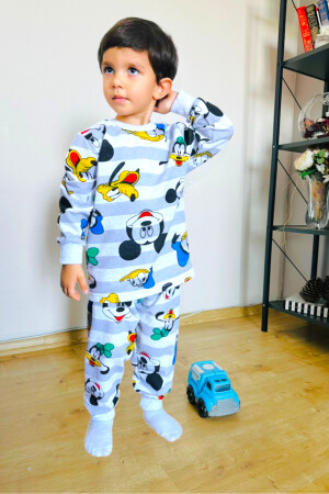 Jungen-Pyjama-Set 0005, 2-fädig (BAUMWOLLE INNEN). - 1