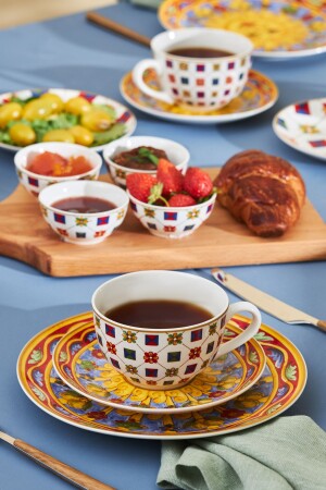 Juno 26 Parça 6 Kişilik New Bone Yemek - Kahvaltı Takımı - Karaca