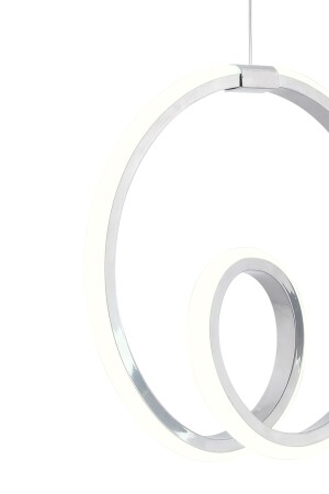 Juno Chrom moderne Pendelleuchte LED-Kronleuchter, weißes Licht, Wohnzimmer, Küche, Zimmer, LED-Kronleuchter - 5