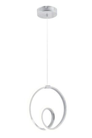 Juno Chrom moderne Pendelleuchte LED-Kronleuchter, weißes Licht, Wohnzimmer, Küche, Zimmer, LED-Kronleuchter - 6