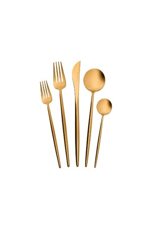 Jupiter Matte Gold 60-teiliges Gabel-Löffel-Messer-Set für 12 Personen 153. 03. 08. 1916 - 2