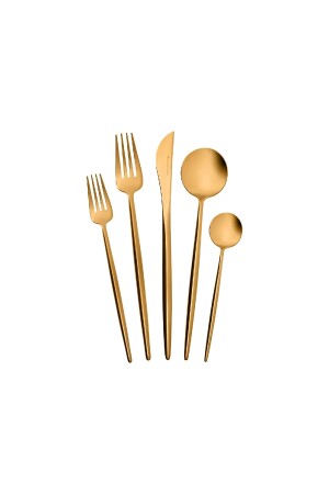 Jupiter Matte Gold 60-teiliges Gabel-Löffel-Messer-Set für 12 Personen 153. 03. 08. 1916 - 4