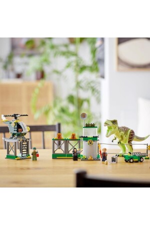 ® Jurassic World T. rex Dinosaur Escape 76944 – Bauset für Kinder ab 4 Jahren (140 Teile) - 10