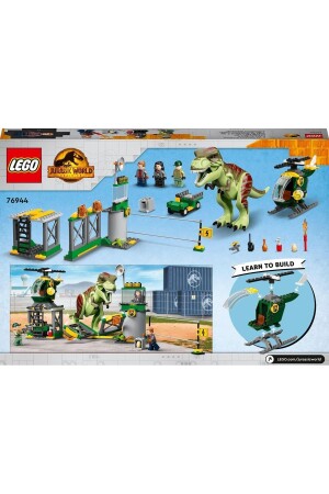 ® Jurassic World T. rex Dinosaur Escape 76944 – Bauset für Kinder ab 4 Jahren (140 Teile) MP40924 - 4