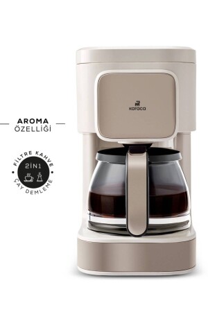 Just Coffee Aroma 2 In 1 Filtre Kahve Ve Çay Demleme Makinesi Latte - 1