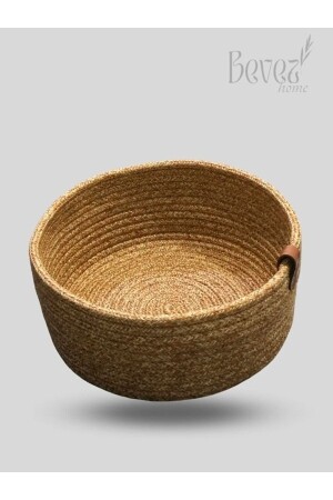 سلة ميكر من نوع MNZ - Jute - مصنوعة يدويا - سلة متعددة الأغراض - منظمة حمام ومطبخ - Bevez Home