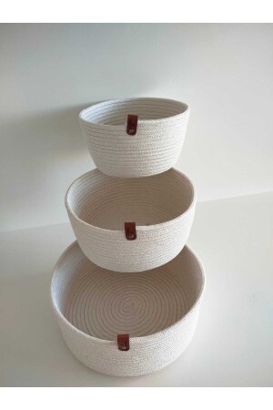 سلة ميكر من نوع MNZ - Jute - مصنوعة يدويا - سلة متعددة الأغراض - منظمة حمام ومطبخ - Bevez Home