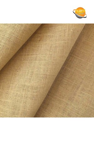 Jüt Kanaviçe 1 Metre - Hasır Çuval - Natural Jüt Kumaş - En 1 Metre Boy 1 Metre - 10 Ons Sıklığında - Arısu