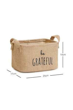 Jute – Innenschrank, Wäsche, Kinderzimmer, Spielzeug-Organizer, zusammenklappbarer Aufbewahrungskorb, Organizer, 24 x 17 x 14 cm - 8