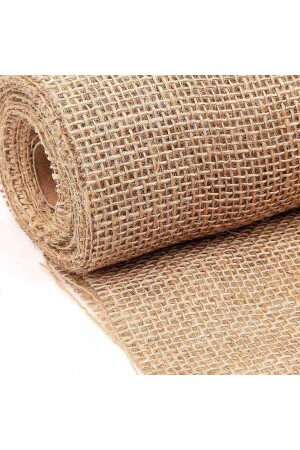 Jute-Kreuzstich 3 Meter – Strohsack – natürlicher Jutestoff – Breite 1 Meter Länge 3 Meter – 7 Unzen Dicke Jutestoff7oz3meter - 1