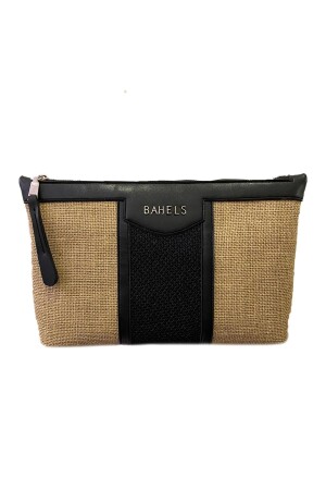 Jute-Stroh-Sonderdesign für Damen-Portfolio und Clutch - 3