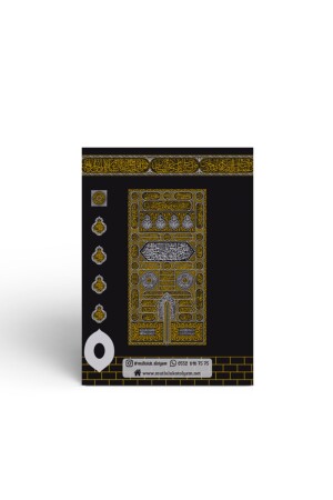 Kaaba-Motiv, Geschenk, Gebetsperlen, Buch, Mevlüt-Set, 10 Stück, EYS1–6 - 4