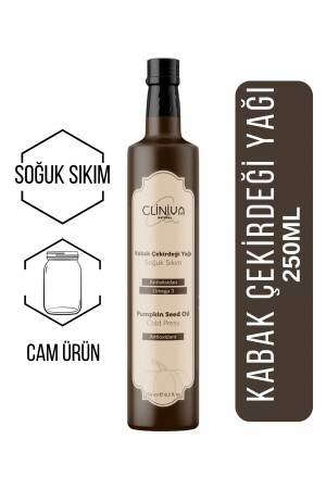 Kabak Çekirdeği Yağı %100 Doğal Soğuk Sıkım 250ml Yağ - 1