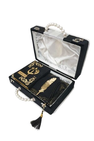 Kadife Inci Çantalı Hediye Hafız Boy Kuranı Kerim-damat Bohçası - Genel Markalar