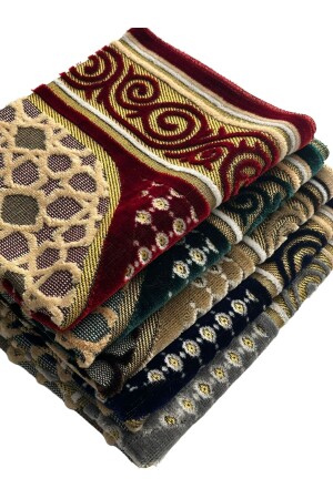 Kadife Seccade Seti 400 gr 5 Adet Renkli - Aleyna Kadife