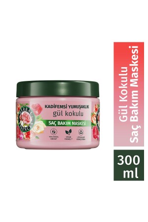 Kadifemsi Yumuşaklık Gül Kokulu Saç Bakım Maskesi 300ml - 1