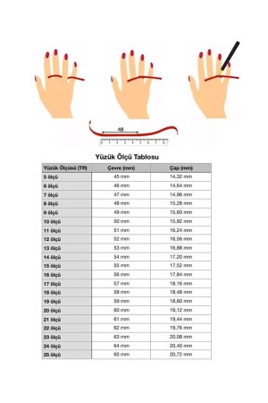 Kadın 15 Adet Yüzük Seti - 4