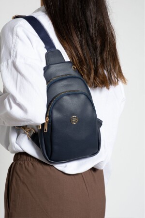 Kadın Bel Ve Göğüs Çantası Bodybag Gold Aksesuar Mat Laci Renk Kulaklık Çıkışlı - Sanmorris