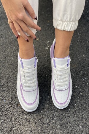 Kadın Beyaz Aır Taban Sneakers (3 Cm Taban ) - 2