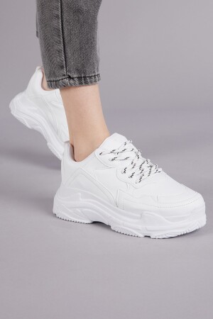 Kadın Beyaz Cilt Spor Ayakkabı Bls-q - 4