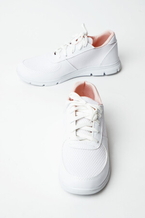 Kadın Beyaz Sneaker Günlük Spor Ayakkabı - 6
