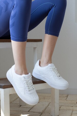 Kadın Beyaz Spor Ayakkabı Sneaker - 2