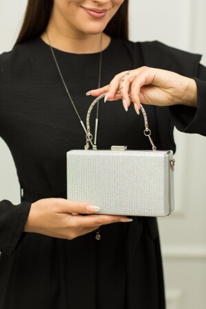 Kadın Lame Simli Abiye Çanta WEEM0107 - weem bag