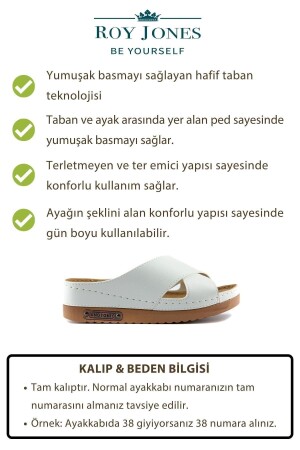 Kadın Ortopedik Anatomik Tabanlı Konfor Modeli Şık Rahat Günlük Topuklu Dışarı & Ev Içi Terliği - 3