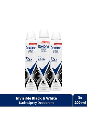 Kadın Sprey Deodorant Invisible Beyaz Iz Sarı Leke Karşıtı 72 Saat Kesintisiz Üstün Koruma 20 SET.UNİ.4081 - 2